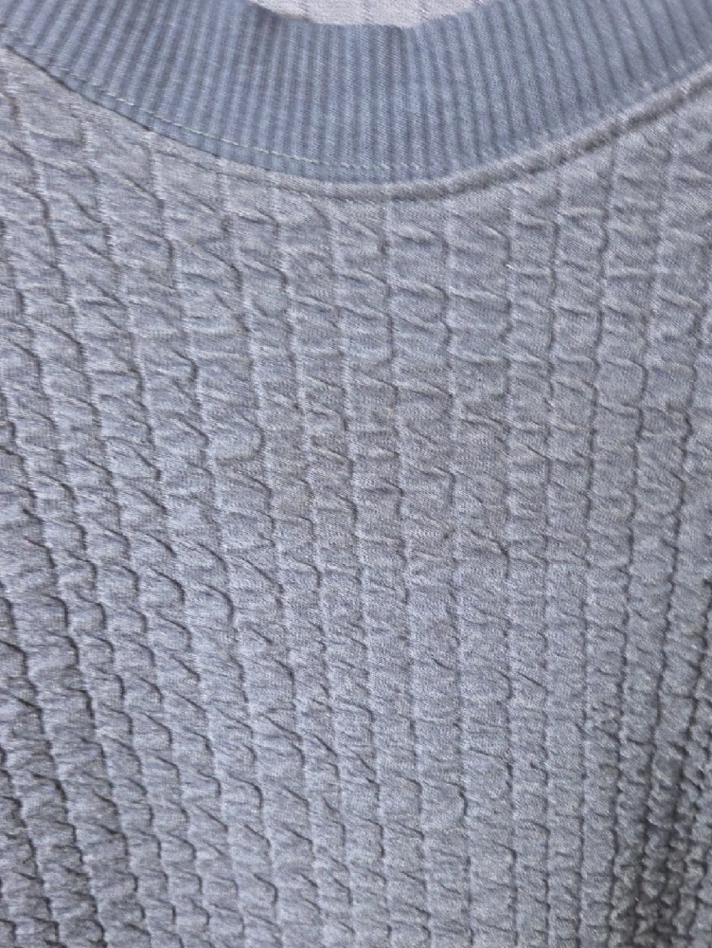 FP Movement by Free People Cobalt Blue Textured Knit Top. OVERSIZED! - Picture 4 of 5